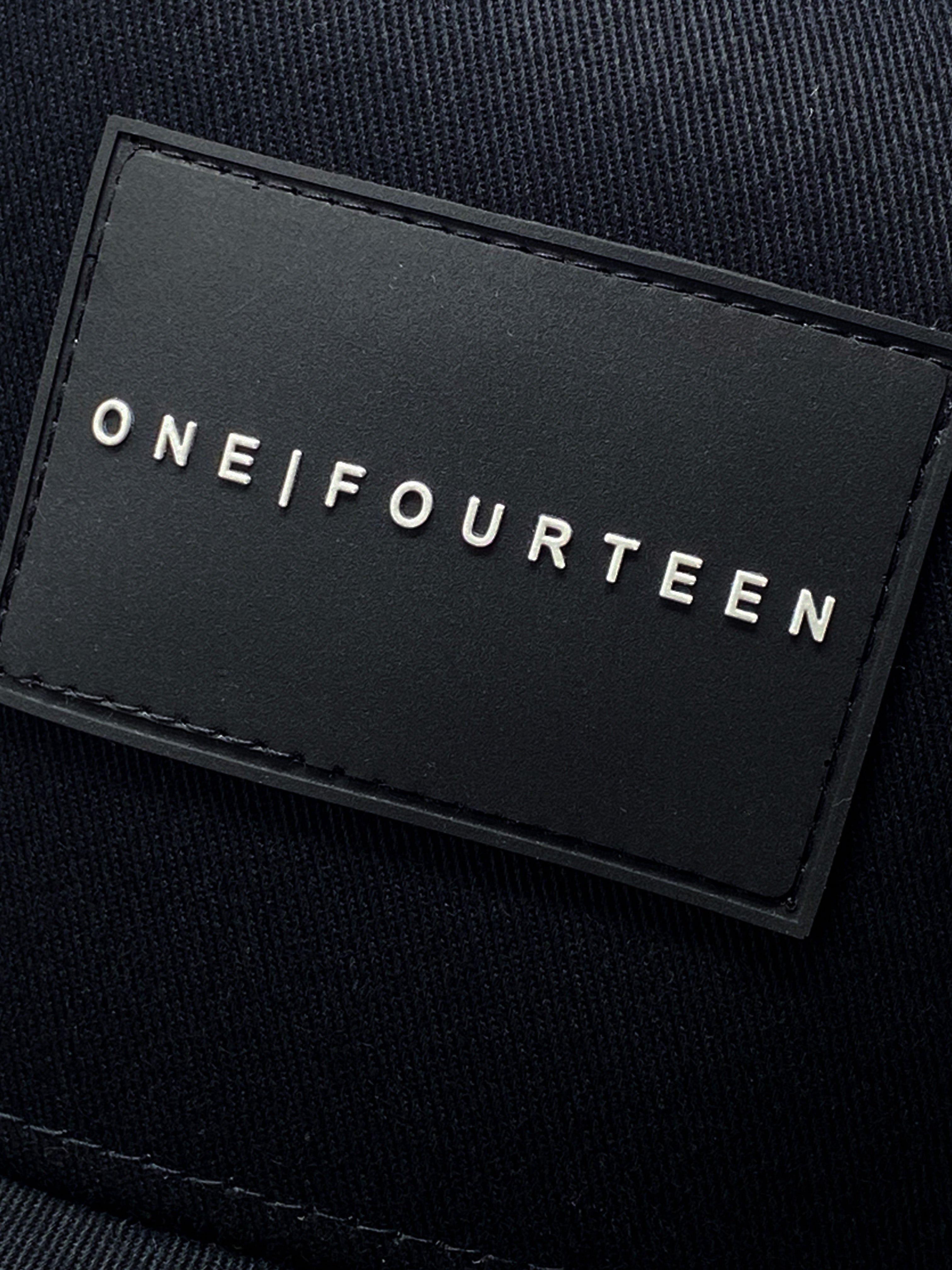 Doha Black Rubber Patch Cap