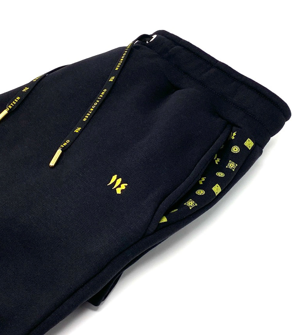 Fez Black Joggers - One fourteen apparel
