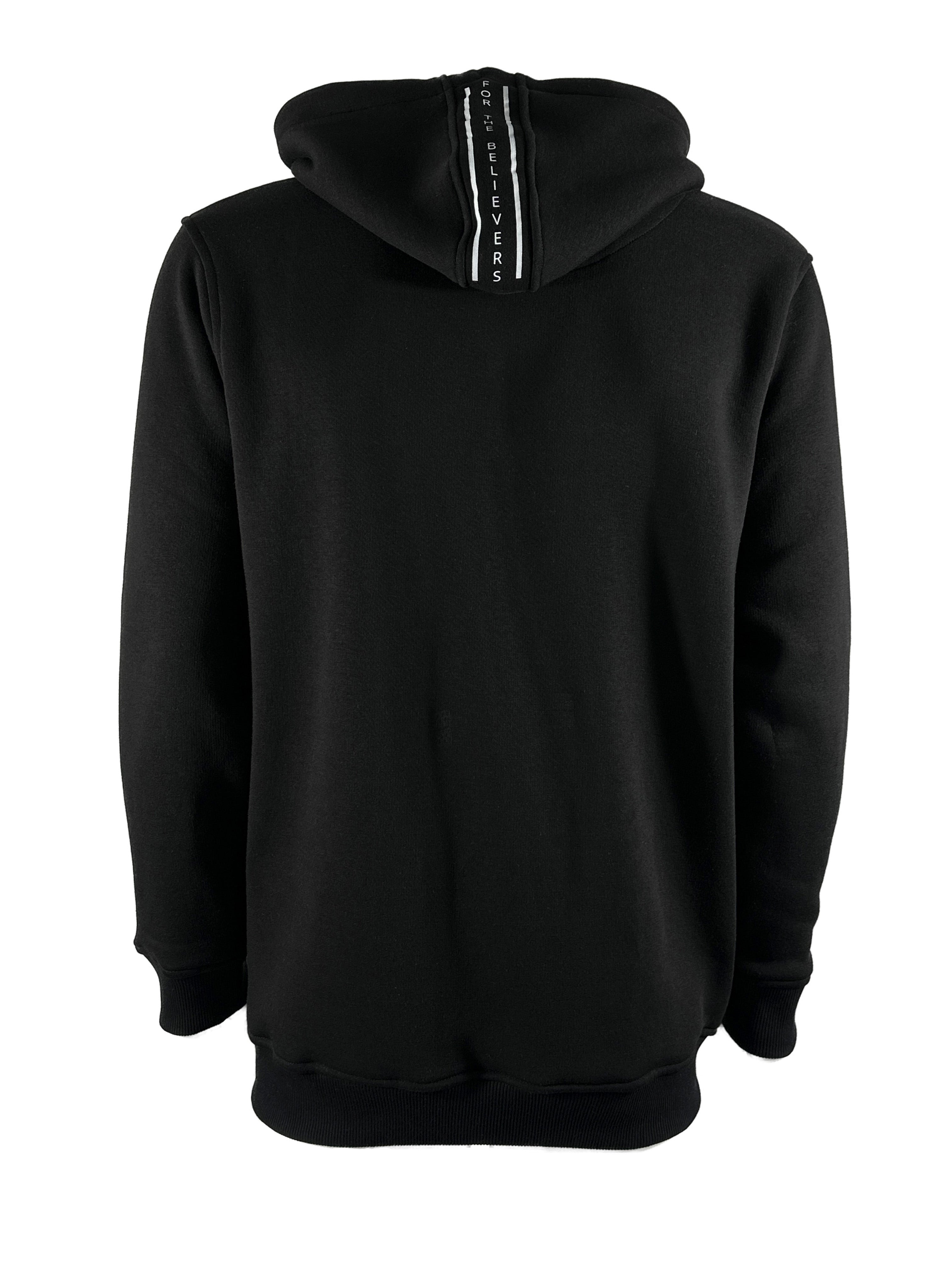 Dubai black zipped hoodie - One fourteen apparel