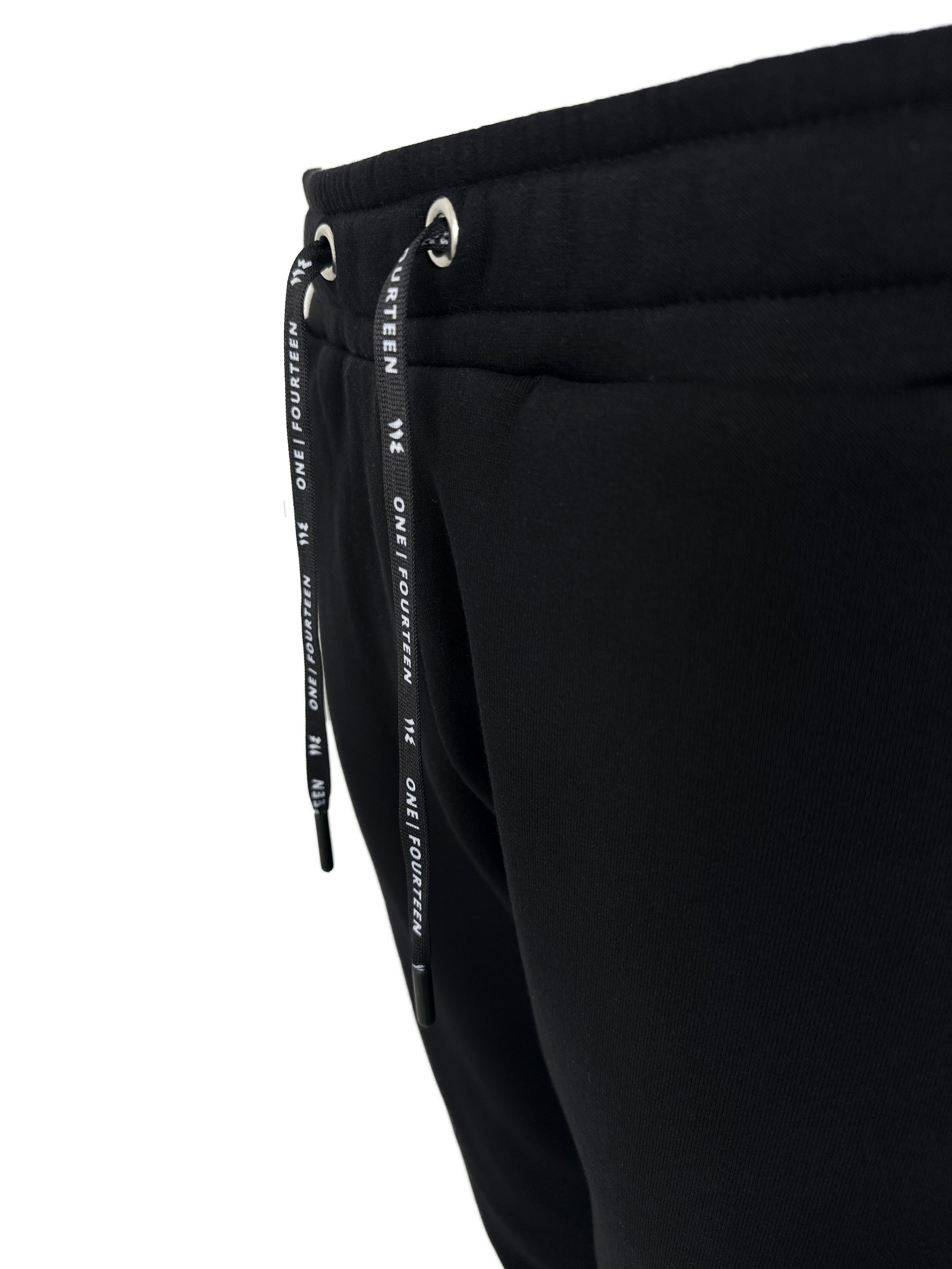 Oslo Black Joggers - One fourteen apparel