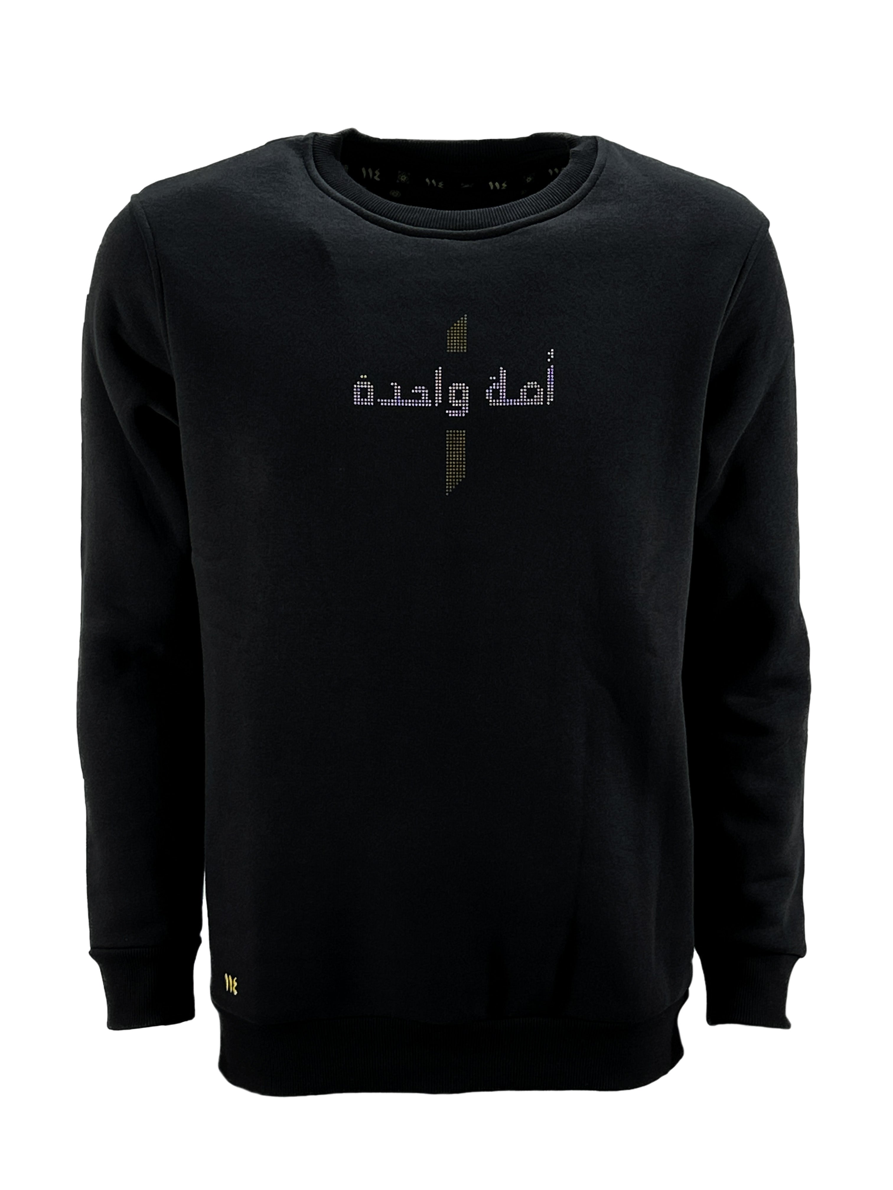 Tokyo Premium black Arabic sweatshirt - One fourteen apparel