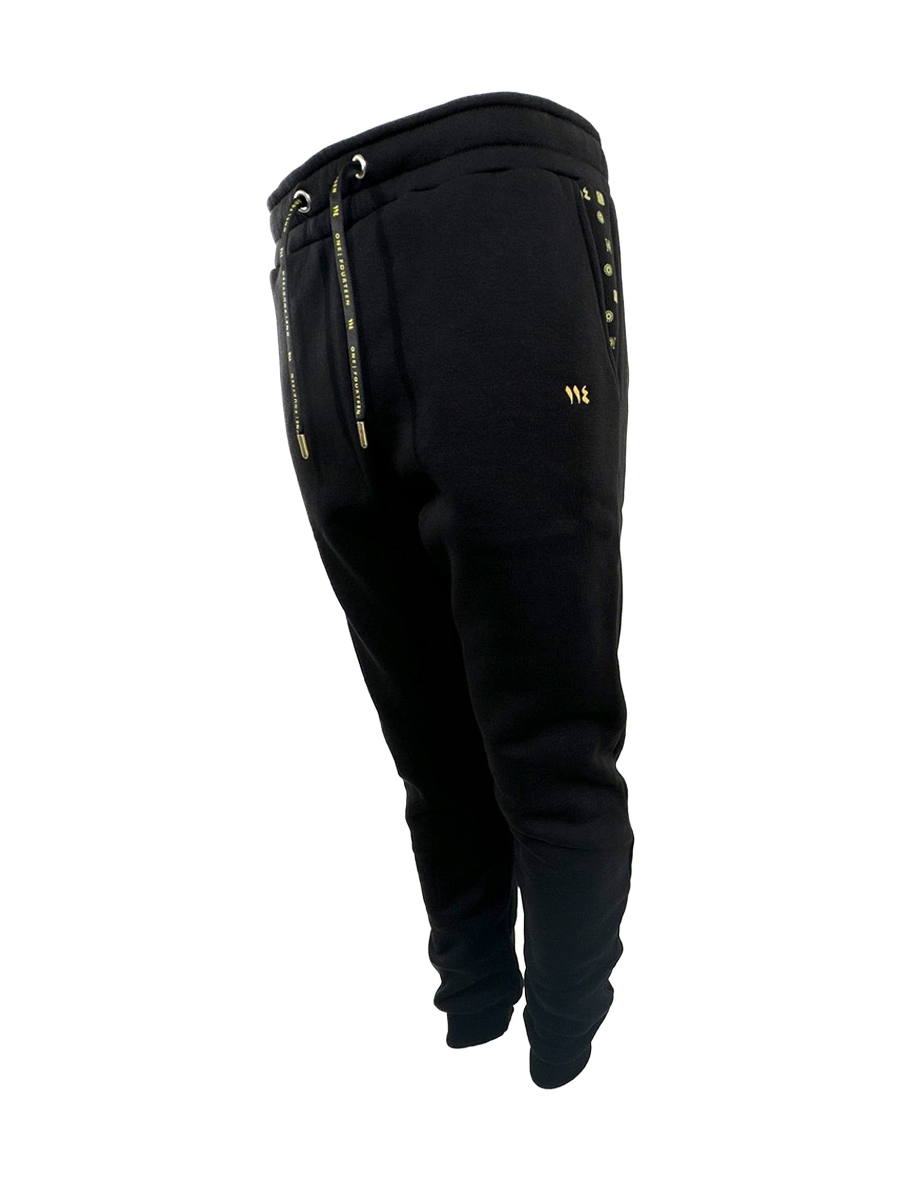 Fez Black Joggers - One fourteen apparel